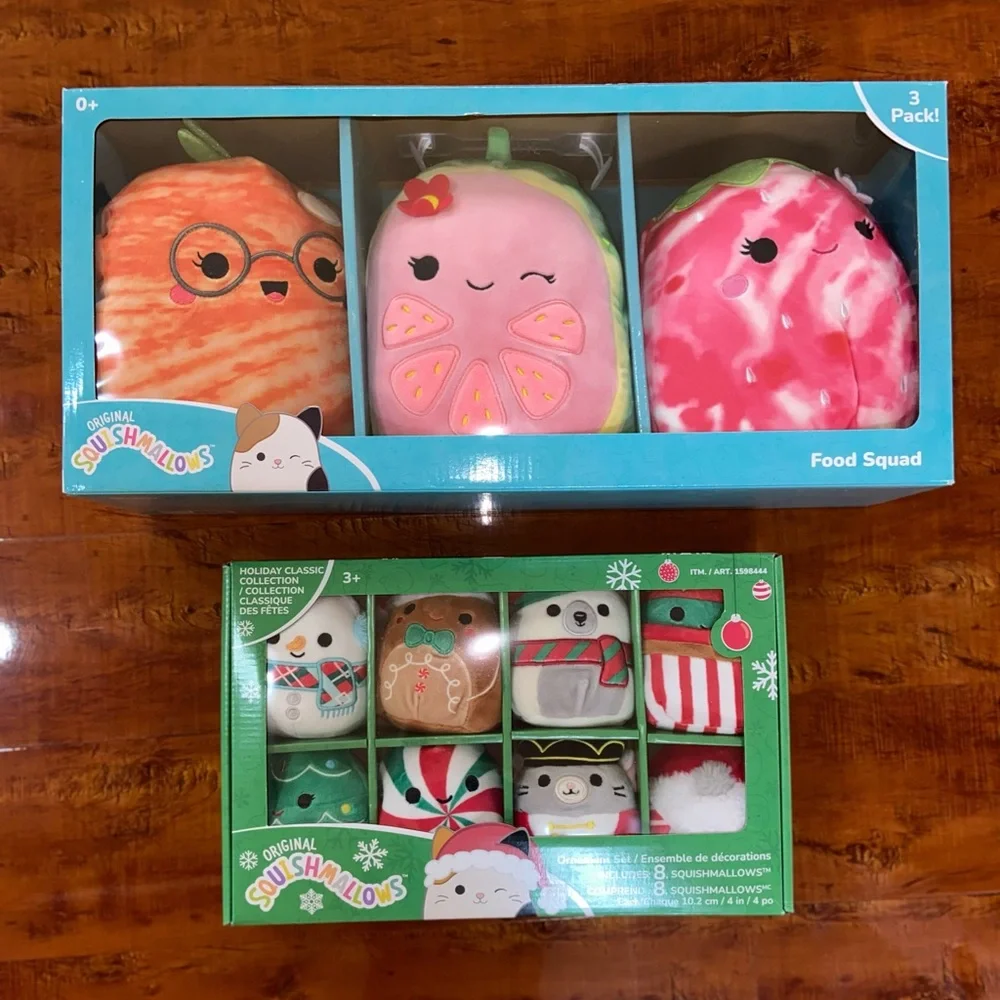 Bundle of 2 sets Squishmallows, 8 in & 4 in - Picture 8 of 8